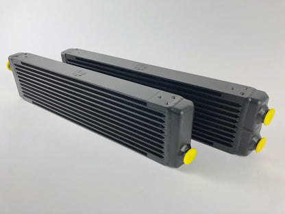 CSF Universal Dual-Pass Oil Cooler (RS Style) | 24x5.75x2.16in, M22x1.5 | 8110