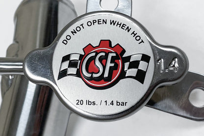 CSF Aluminum Filler Neck & 1.4 Bar Cap — Toyota 86, Subaru BRZ & Scion FR-S | 8044