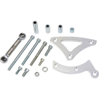 CVF Racing polished V-belt alternator bracket for Chrysler big block 383 and 400, 383-ALTBRKT
