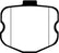EBC 06-08 Chevrolet Corvette (C6) 7.0 (Z06) Redstuff Rear Brake Pads