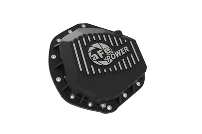 aFe Power Pro Series Rear Differential Cover Black with Machined Fins 14-18 Dodge Trucks 2500/3500 | 46-70392