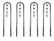 ICON 2011+ Ford F-250/F-350 Rear 19in U-Bolt Kit