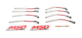 Super Conductor Spark Plug Wire Set GM 2001, Truck, 8.1L For Use On GM 2001 Trucks With 8.1L Engines, Red Jacket MSD Ignition