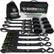 Rhino USA Medium Duty Ratchet Strap Tie-Down 4-Pack (Black)