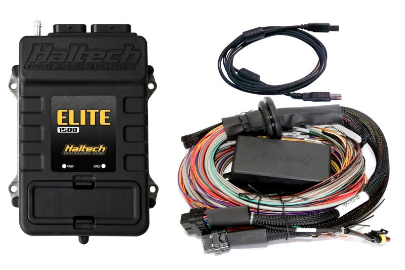 Haltech Elite 1500 + Premium Universal Wire-in Harness Kit Length: 2.5m (8') HT-150904