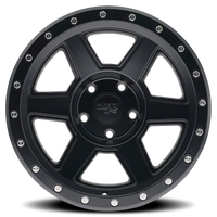 Dirty Life 9315 Compound 17x9 / 6x139.7 BP / -12mm Offset / 106mm Hub Matte Black Wheel