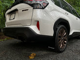 Rally Armor 25-26 Subaru Forester &amp; Hybrid Black UR Mud Flap w/Metallic Black Logo
