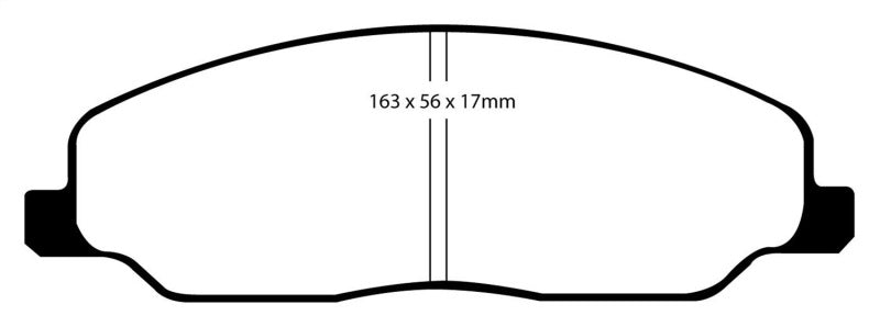 EBC 05-10 Ford Mustang 4.0 Yellowstuff Front Brake Pads