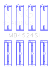 King Bearings Nissan VR38DETT VQ35HR VQ37HR Performance Crankshaft Main Bearings - Size +0.25mm