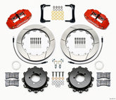 Wilwood Narrow Superlite 4R Rear Kit 12.88in Red 2012-Up Toyota / Scion FRS w/Lines
