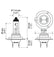 Hella H7 12V 55W PX26D HP 2.0 Halogen Bulbs