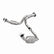 MagnaFlow Direct Fit Catalytic Converter 07-08 Escalade 6.2 Driver Side OEM