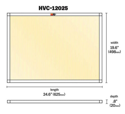 K&N Cabin Air Filter | 0.8in Tall | HVC-12025