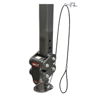 Gen-Y Spartan Torsion-Flex 2.5in Offset 4in SQ Tube Gooseneck 2-5/16in Coupler Standard Height