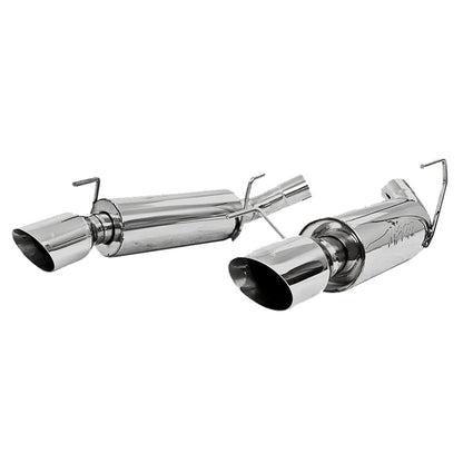 MBRP 05-10 Ford Mustang GT 5.0/Shelby GT500 Dual Mufflers Axle Back Split Rear T304 | S7200304