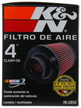 Load image into Gallery viewer, K&amp;N Universal Air Filter (4in. Flange / 6in. Base OD / 4-5/8in. Top OD / 6in. Height)