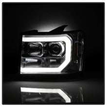 Load image into Gallery viewer, Spyder GMC Sierra 1500/2500/3500 07-13 V2 Projector Headlights - Chrome PRO-YD-GS07V2-LBDRL-C