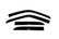 AVS 99-04 Chevy Tracker (4 Door) Ventvisor Outside Mount Window Deflectors 4pc - Smoke