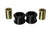 Energy Suspension Track Arm Bushing Set; Black; Front; Performance Polyurethane; 4.7126G