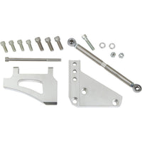 CVF Racing polished A/C compressor bracket for Ford 351M and 400, 400-ACBRKT