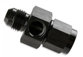 Male-Female -6 AN Fuel Pressure Gauge Adapter w/1/8 Inch C233 C233NPT Port-Black Fuel Pressure Gauge Adapter 6061 Aluminum Construction Mr Gasket