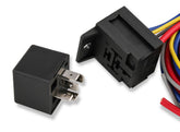 Electric Fan Harness & Relay Kit with 185 Degree Temperature Switch Temperature Controlled Cooling Fan Harness & Relay Kit with 185 degree temperature switch. 30 Amp Relay and Circuit Breaker Mr Gasket