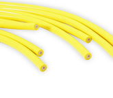 Spark Plug Wire Set 8MM Yellow With Orange Straight Boots 4038, Spark Plug Wires, Super Stock, Spiral Core, 8Mm, Yellow, Set ACCEL