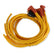 Spark Plug Wire Set 8MM Yellow With Orange Straight Boots 4039, Spark Plug Wires, Super Stock, Copper Core, 8Mm, Yellow ACCEL