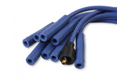 Spark Plug Wire Set- 8MM Blue Wire With Blue Straight Boots 4040B, Spark Plug Wires, Super Stock, Spiral Core, 8Mm, Blue, Set ACCEL