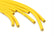 Spark Plug Wire Set 8MM Yellow With Orange Straight Boots 4040 8MM Universal Fit Super Stock Spark Plug Wire Sets Feature A Spiral Core And A Yellow Silicone Jacket ACCEL