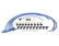 Spark Plug Wire Set- 8MM Blue Wire With Blue 90 Deg Boots 4041B, Spark Plug Wires, Super Stock, Spiral Core, 8Mm, Blue, Set ACCEL