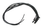 Spark Plug Wire Set- 8MM Black Wire With Black 90 Deg Boots 8MM Super Stock Graphite Core Universal Fit Spark Plug Wire Set Feature Graphite Rfi/Emi Suppression Technology ACCEL