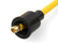 Spark Plug Wire Set 8MM Yellow With Orange 90 Deg Boots 4041 8MM Universal Fit Super Stock Spark Plug Wires Feature A Spiral Core And Yellow Silicone Jacket ACCEL
