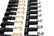 Spark Plug Wire Set 8MM Yellow With Orange 90 Deg Boots 4041 8MM Universal Fit Super Stock Spark Plug Wires Feature A Spiral Core And Yellow Silicone Jacket ACCEL
