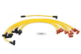 Spark Plug Wire Set 8MM Yellow With Hei Stock Style Boots Sbc 1974-1988 V8 Super Stock Spiral Core ACCEL