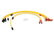 Spark Plug Wire Set- 8Mm- Super Stock- Graphite Core- Hei Style Boots- Yellow Sbc 5.0/5.7L 1978-1986 V8 Super Stock Spiral Core ACCEL