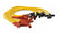 Spark Plug Wire Set- 8Mm-Custom With Graphite Core-Hei Stock Style Boots- Yellow Ford 1983-1996 V8 Efi- Super Stock, Spiral Core ACCEL