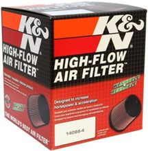 Load image into Gallery viewer, K&amp;N Universal Clamp-On Air Filter 3in FLG / 6in B / 4-1/2in T / 6in H