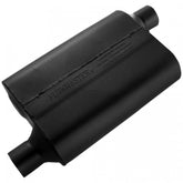 40 Series Chambered Muffler 40 Series 2.25 Offset In 2.25 Offset Out Aggressive Sound Flowmaster