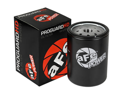 aFe Power ProGuard D2 Oil Filter for 01-17 GM Diesel Trucks V8-6.6L (4 Pack) | 44-LF001-MB