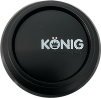 Konig Flow Formed Pop-in Center Cap - Heliogram/Neoform Black