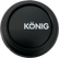 Konig Flow Formed Pop-in Center Cap - Heliogram/Neoform Black