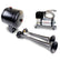 Kleinn Dual Black Horn Kit w/ 120 PSI Air Compressor / 0.5 gal Air Tank
