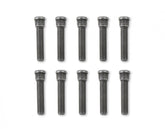 Competition Wheel Stud Set Press-In Style, 1/2-20 x 2-7/8 Inch Long, Stud Knurl Diameter .660 Inch (Hole Diameter .641 Inch). Grade-8 Steel with Black Oxide Finish. Set Of 10 Pieces Mr Gasket