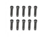 Competition Wheel Stud Set Press-In Style, 1/2-20 x 2-7/8 Inch Long, Stud Knurl Diameter .660 Inch (Hole Diameter .641 Inch). Grade-8 Steel with Black Oxide Finish. Set Of 10 Pieces Mr Gasket