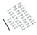 Tire Screws Steel 35 Pieces Enough for Two Tires. Includes Drill Bit Mr Gasket