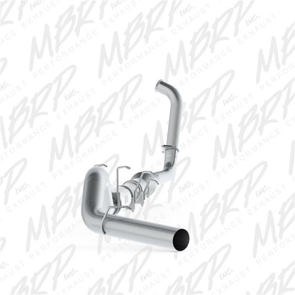 MBRP F-250/350 6.0L EC/CC 5in Turbo Back (Stock Cat) Single Side Exit AL | S62340P