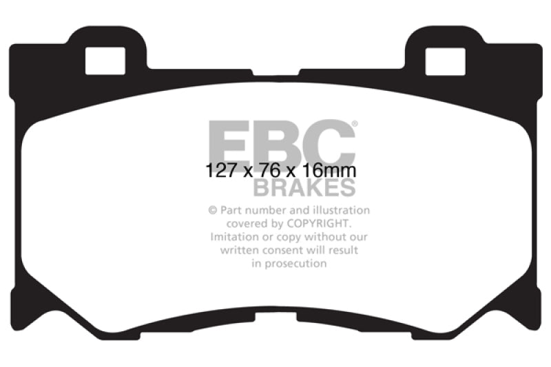 EBC 08-15 Infiniti G37 3.7 Bluestuff Front Brake Pads