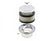 Air Cleaner Deep Dish 4 Inch x 2 Inch Chrome Fits 1 and 2-Barrel Carburetors with 2-5/16 Inch or 2-5/8 Inch Carb Neck including most VW Mr Gasket