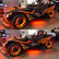 Oracle LED Illuminated Wheel Rings - ColorSHIFT - 15in. - ColorSHIFT No Remote